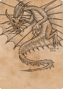 Ancient Gold Dragon - Art - 