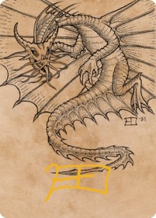 Ancient Gold Dragon - Art - 