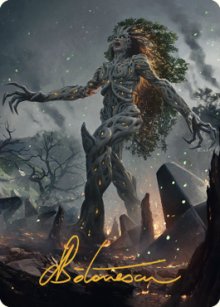 Titania, Gaea Incarnate - Art 2 - The Brothers' War - Art Series