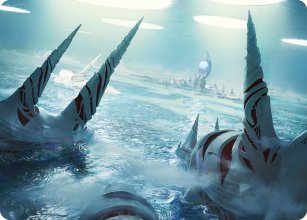 Seachrome Coast - Art 1 - Phyrexia: All Will Be One - Art Series