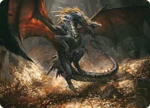 Dragon  la caverne au trsor - Illustration - 