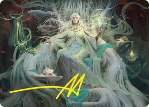 Galadriel, donneuse de cadeaux - Illustration - 