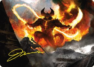 Le Balrog, Flau de Durin - Illustration - 