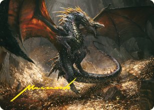 Dragon  la caverne au trsor - Illustration - 