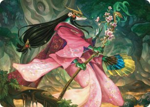 Sakiko, Mother of Summer - Art 1 - Commander Masters - Art Series