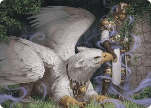 Dutiful Griffin - Art 1 - Wilds of Eldraine - Art Series