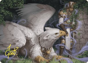 Dutiful Griffin - Art 2 - Wilds of Eldraine - Art Series