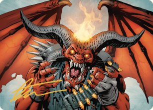 Rakdos, montagne de muscles - Illustration - 