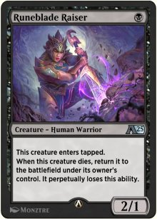 Runeblade Raiser - Alchemy: Exclusive Cards
