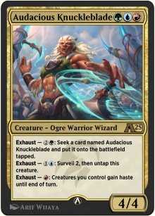 Audacious Knuckleblade - Alchemy: Exclusive Cards
