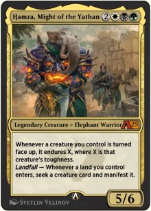 Hamza, Might of the Yathan - Alchemy: Exclusive Cards