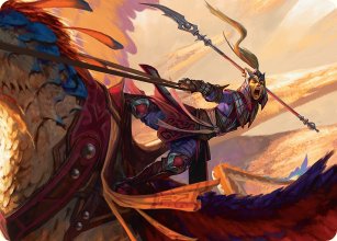 Lancière chevauche-dragon - Illustration - Tarkir: Dragonstorm - Art Series