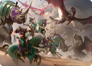 Première ligne unie - Illustration - Tarkir: Dragonstorm - Art Series