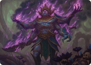 Rakshasa de malédiction de putréfaction - Illustration - Tarkir: Dragonstorm - Art Series