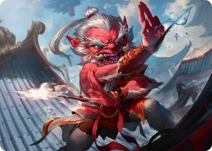 Duelliste dévoué - Illustration - Tarkir: Dragonstorm - Art Series