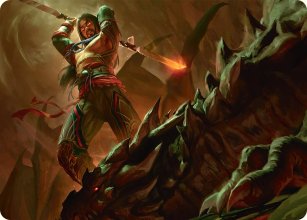 Détermination de Sarkhan - Illustration - Tarkir: Dragonstorm - Art Series