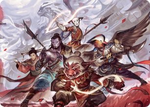 Volonté des Jeskaï - Illustration - Tarkir: Dragonstorm - Art Series