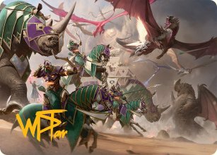 Première ligne unie - Illustration - Tarkir: Dragonstorm - Art Series