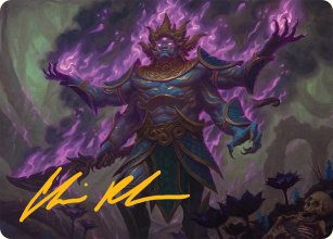 Rakshasa de malédiction de putréfaction - Illustration - Tarkir: Dragonstorm - Art Series