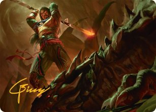 Détermination de Sarkhan - Illustration - Tarkir: Dragonstorm - Art Series