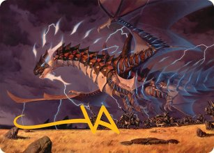 Neriv, cœur de la tempête - Illustration - Tarkir: Dragonstorm - Art Series