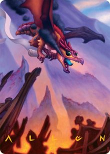 Régent charognard - Illustration - Tarkir: Dragonstorm - Art Series