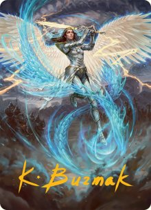 Elspeth, tueuse de tempêtes - Illustration - Tarkir: Dragonstorm - Art Series