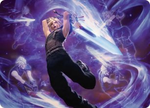 Transcendance de Cloud - Illustration - Final Fantasy - Art Series