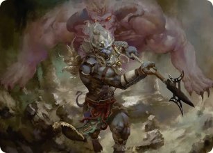 Kimahri, gardien valeureux - Illustration - Final Fantasy - Art Series