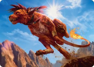 Red XIII, fier protecteur - Illustration - Final Fantasy - Art Series