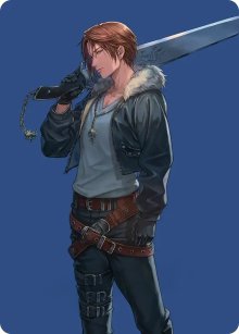 Squall, mercenaire SeeD - Illustration - Final Fantasy - Art Series