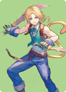 Djidane, voleur des Tantalas - Illustration - Final Fantasy - Art Series