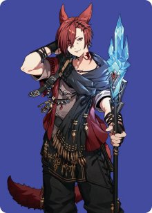 G'raha Tia, voyageur entre les dimensions - Illustration - Final Fantasy - Art Series