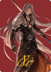 Sephiroth, SOLDAT lgendaire - Illustration - Final Fantasy - Art Series