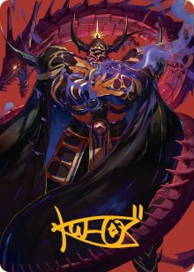 Golbez, convoiteur de cristaux - Illustration - Final Fantasy - Art Series