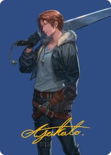Squall, mercenaire SeeD - Illustration - Final Fantasy - Art Series