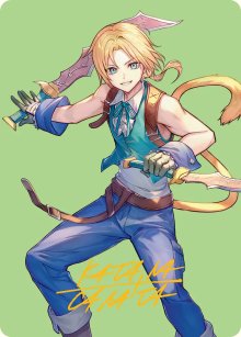 Djidane, voleur des Tantalas - Illustration - Final Fantasy - Art Series