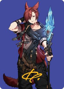 G'raha Tia, voyageur entre les dimensions - Illustration - Final Fantasy - Art Series