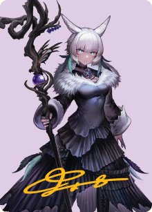 Y'shtola, sorcire - Illustration - Final Fantasy - Art Series