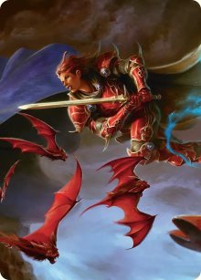 The Destined Warrior - Art - Final Fantasy - Art Series