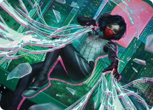 Silk, Web Weaver - Art - Marvels Spider-Man - Art Series