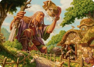 Curieuse colossale - Illustration - Lorwyn Eclipsed - Art Series