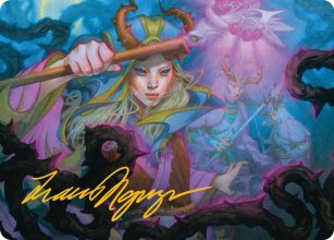 Guide-bosquet sto�que - Illustration - Lorwyn Eclipsed - Art Series