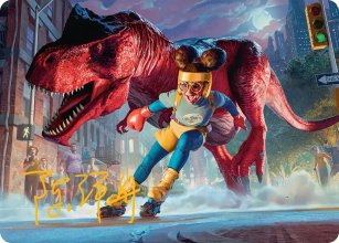 Moon Girl et Devil le Dinosaure - Illustration - Marvel Super Heroes - Art Series