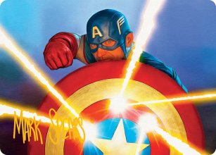 D�fense du capitaine - Illustration - Marvel Super Heroes - Art Series