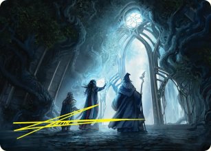 R�v�ler les lettres lunaires - Illustration - The Hobbit - Art Series