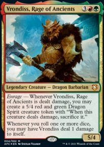 Vrondiss, Rage of Ancients 1 - D&D Forgotten Realms Commander Decks