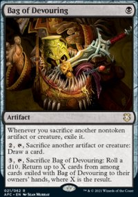 Bag of Devouring 1 - D&D Forgotten Realms Commander Decks