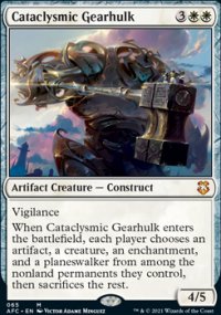 Cataclysmic Gearhulk - D&D Forgotten Realms Commander Decks