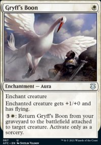 Gryff's Boon - D&D Forgotten Realms Commander Decks